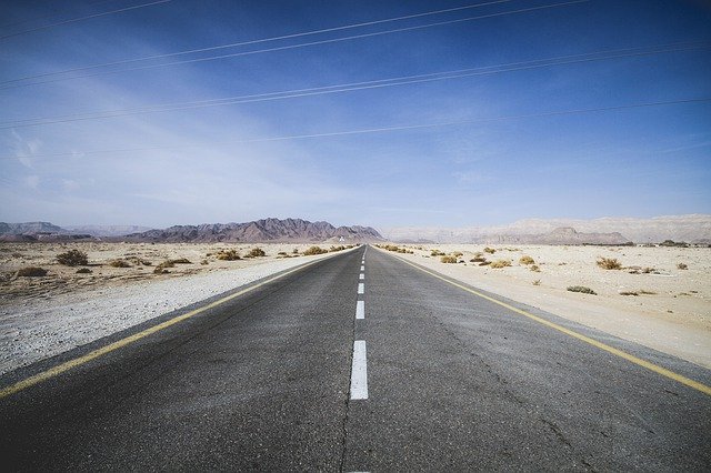 Israel Road Goal Asphalt Landscape - mefiblogger / Pixabay